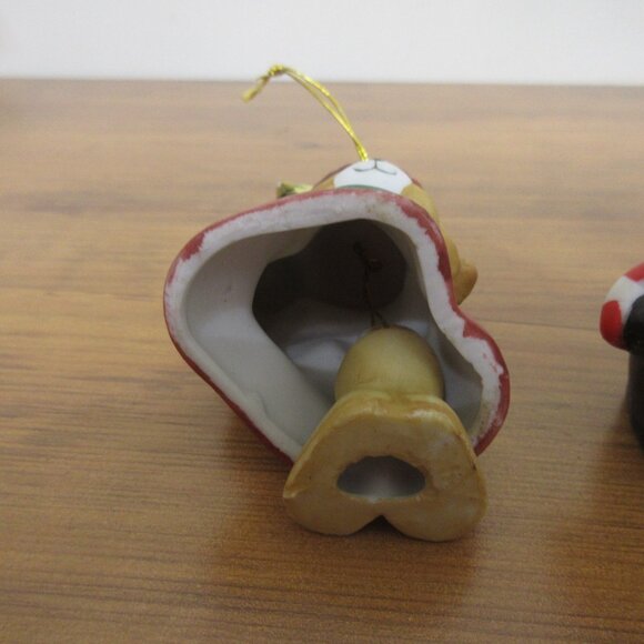3 Pc Lot Jasco J.S.N.Y. Bears Penguin Bell 3 Size Figurine Ornament Xmas Holiday - Picture 5 of 16